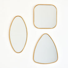 Load image into Gallery viewer, Mika Rounded Square Mirror in Gold
