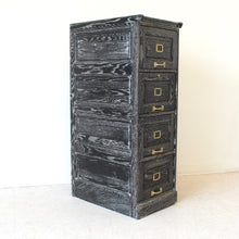 Load image into Gallery viewer, Antique Cerused Filing Cabinet
