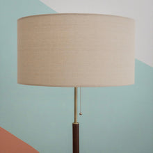 Load image into Gallery viewer, Mid Century Modern Floor Lamp with Brass Base
