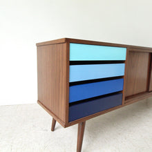Load image into Gallery viewer, Ombré Media Console in Blue
