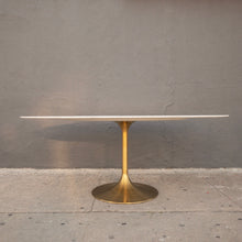Load image into Gallery viewer, Daisy Table Gold Base 78&quot;

