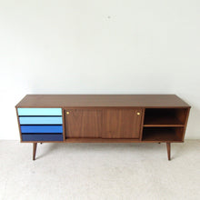 Load image into Gallery viewer, Ombré Media Console in Blue
