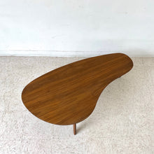 Load image into Gallery viewer, Walnut Boomerang Coffee Table
