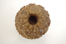 Load image into Gallery viewer, Wood Pinecone Candle Holder
