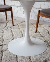 Load image into Gallery viewer, Daisy Faux Marble 60 in Oval Dining Table, White
