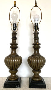 A pair of Vintage ceramic lamps
