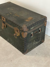 Load image into Gallery viewer, Black Antique Trunk
