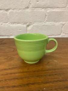 Green Fiesta Ware Coffee Cup