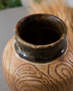 Vintage Stoneware Pottery Vase