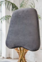 Load image into Gallery viewer, Zina Accent Chair in Grey Velvet
