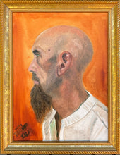 Load image into Gallery viewer, Side Profile of a Man, Painting Framed
