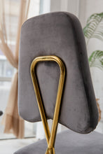 Load image into Gallery viewer, Zina Accent Chair in Grey Velvet
