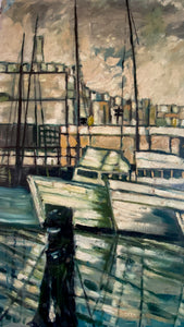 A Trip to the Marina, Painting