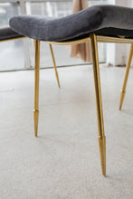 Load image into Gallery viewer, Zina Accent Chair in Grey Velvet
