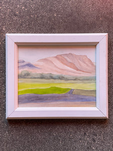 Watercolor Scenery, Painting Framed