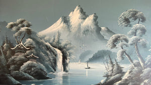 Winter on the Water, Framed Painting