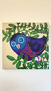 An Owl Named Blair, Print on Canvas
