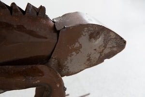 Metal Iguana Sculpture