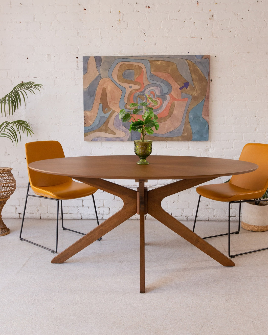 Miles Oval Dining Table 63