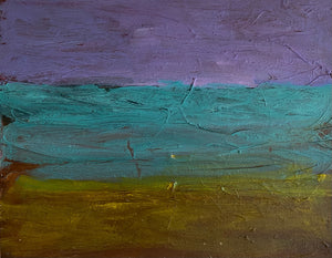 Purple Teal Yellow, Painting