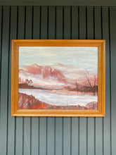 Load image into Gallery viewer, Misty Mountains, Painting Framed
