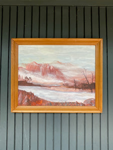 Misty Mountains, Painting Framed