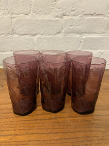 Purple Lava Glasses - Set of 6