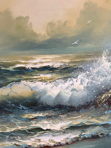 Ocean Appreciation, Painting Framed