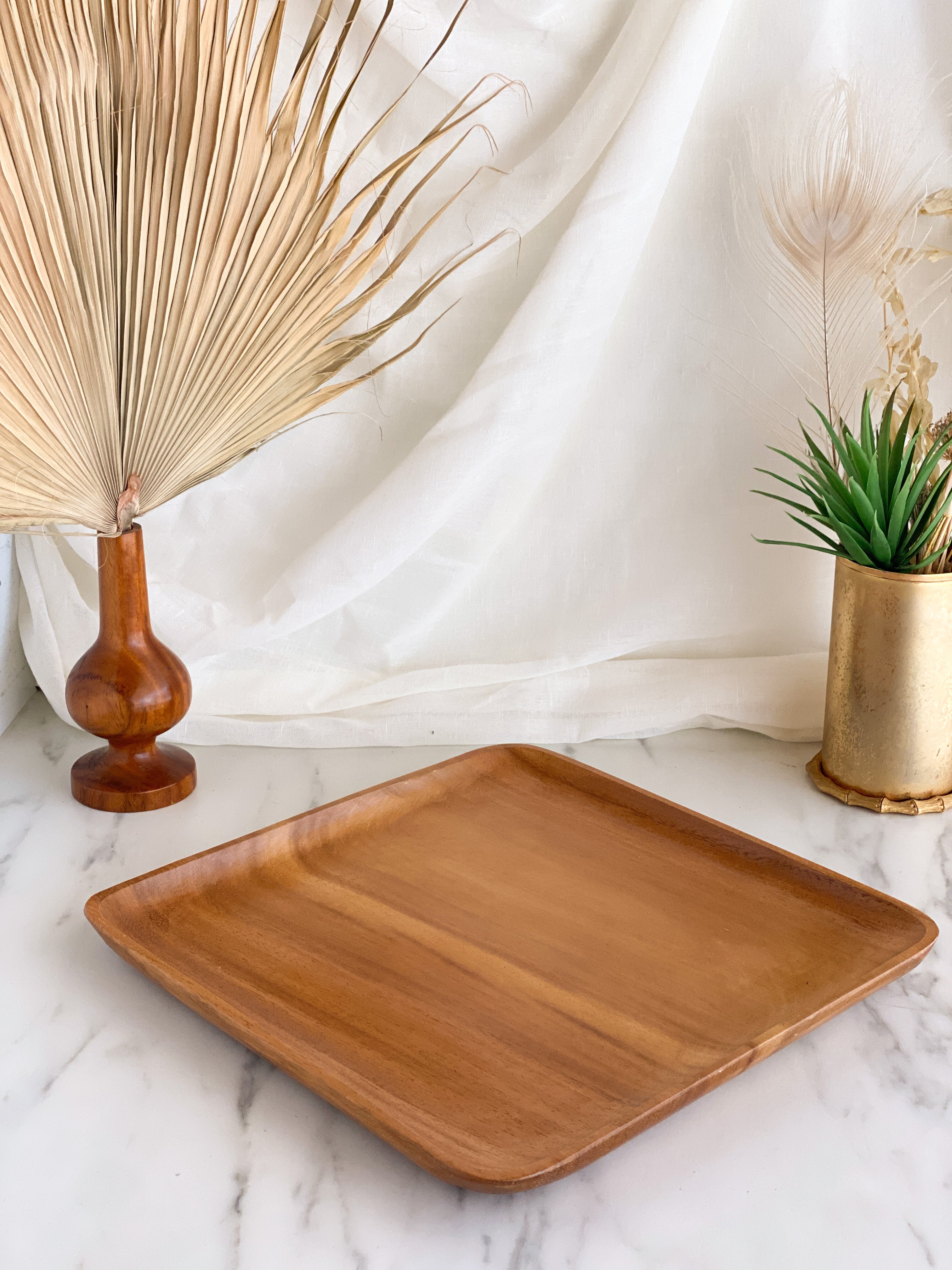 小物入れ vintage tray 1960 s Teak Vintage Tray – Sunbeam Vintage