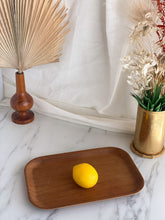 Load image into Gallery viewer, Teak Danish Modern Tray
