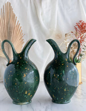 Load image into Gallery viewer, Vintage Green Glazed Pitcher
