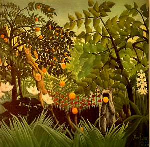 Exotic Landscape by Henri Rousseau,1910, Print on Canvas
