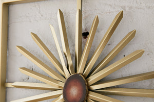 Retro Gold Daisy Wall Hanging