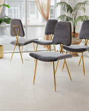 Load image into Gallery viewer, Zina Accent Chair in Grey Velvet
