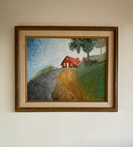 The Red Barn, Painting