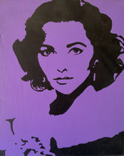 Load image into Gallery viewer, Elizabeth Taylor Pop Art, Print on Canvas
