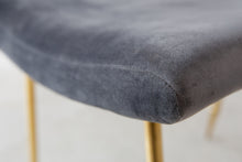 Load image into Gallery viewer, Zina Accent Chair in Grey Velvet
