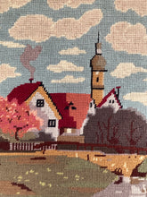 Load image into Gallery viewer, Countryside, Needlepoint Framed
