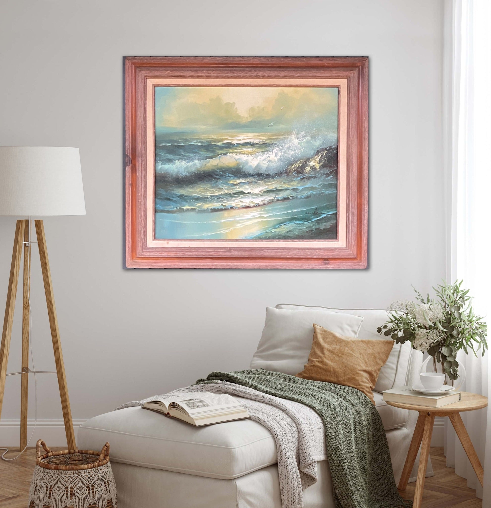 Ocean Appreciation, Painting Framed – Sunbeam Vintage, image size:1982x2048