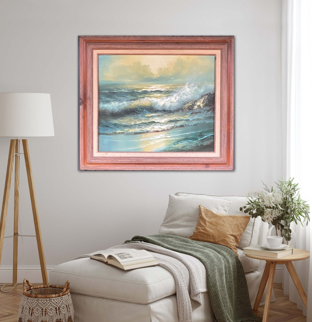 Ocean Appreciation, Painting Framed