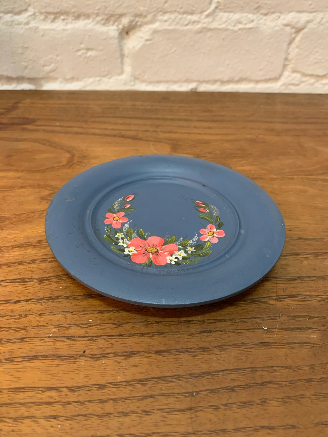 Hand Painted Blue Plate