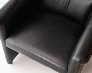 Leather 80’s Club Chair