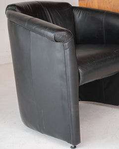 Leather 80’s Club Chair