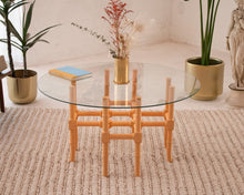 Load image into Gallery viewer, Peach Bamboo Regency Coffee Table
