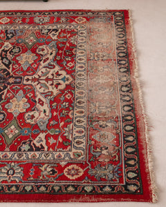 Distressed Antique Persian Rug