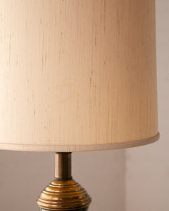 Faux Brass Bamboo Lamp