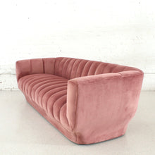 Load image into Gallery viewer, Melody Pleated Sofa in Dusty Rose
