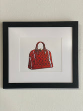 Load image into Gallery viewer, Red Purse Louis Vuitton Art
