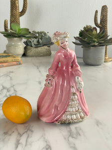 Pink Victorian Figurine