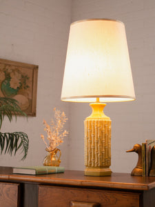 Yellow Bamboo Regency Table Lamp